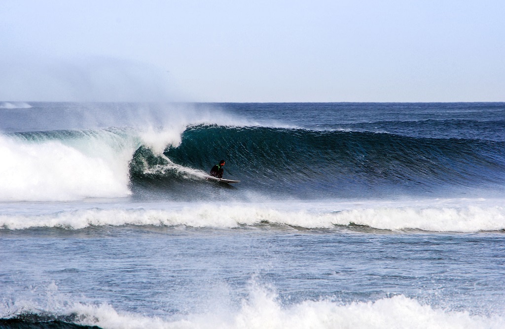 Surf en Mundaka en primavera