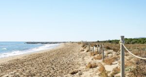 Playa en el Delta del Llobregat