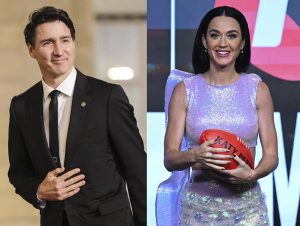Katy Perry y Justin Trudeau