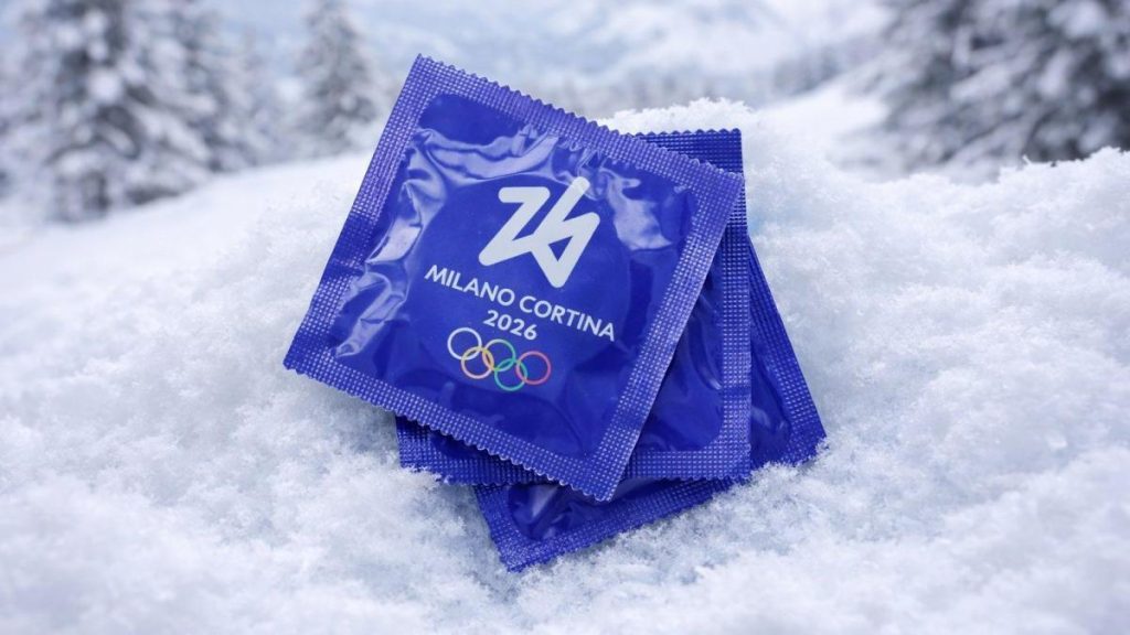 Condones - preservativos - Milán-Cortina - JJOO - Invierno