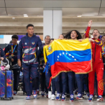 Delegación suramericana juvenil recibida por todo lo alto