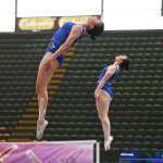 Gimnasia trampolín batalló en Medellín