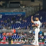 Sandy Alcántara hizo historia con los Marlins