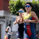 Triatletas se miden en la Copa Mundial de México