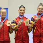 Doble plata en gimnasia rítmica