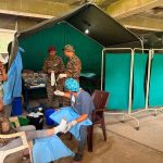 Hospital campaña sigue operativo en Coche