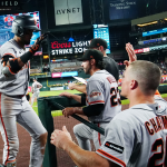 Luis Arráez brilló pese a la derrota de los Gigantes