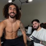 Marc Cucurella cumple su promesa al tatuarse a Luis de la Fuente