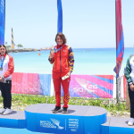 Paola Pérez se colgó el oro en aguas abiertas