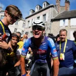 Van der Poel gana la novena etapa del Tour de Francia