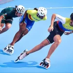 Angy Quintero bajó telón del patinaje con plata