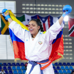 Oriana Rodríguez cerró con oro en karate